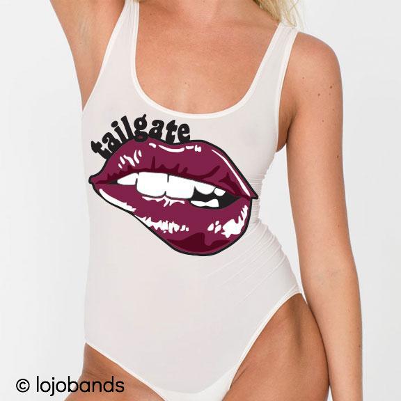 Tailgate Lips Bodysuit