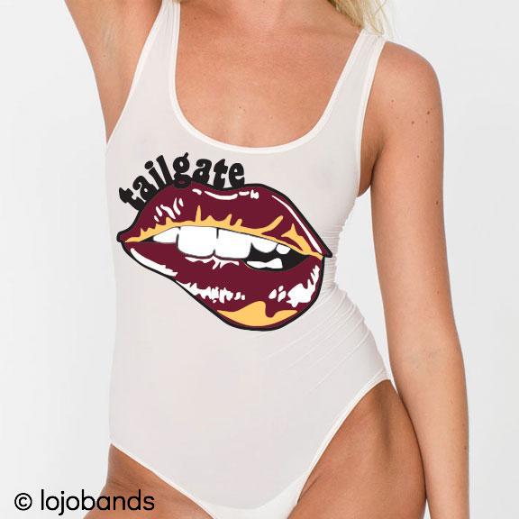 Tailgate Lips Bodysuit