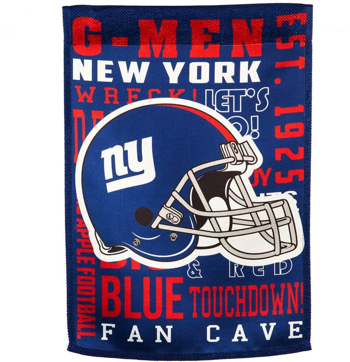 New York Giants Premium Banner House Flag, Double Sided, 28x44 Inch, Fan Rules Design