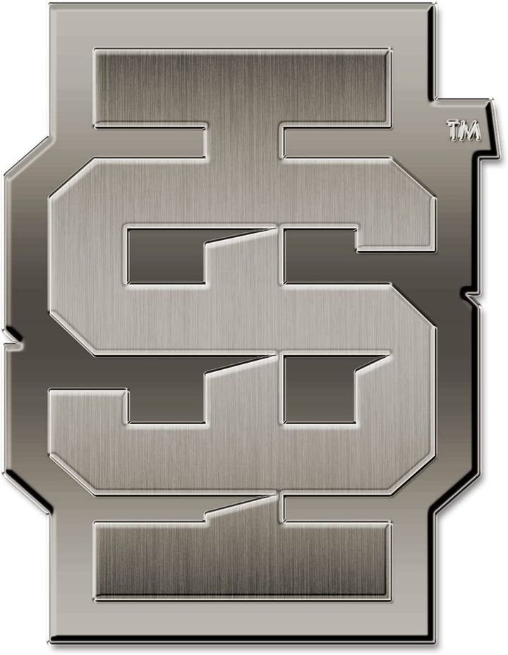 Idaho State University Bengals Solid Metal Auto Emblem Antique Nickel for Car/Truck/SUV