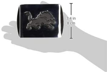 Detroit Lions Hitch Cover Solid Metal with Raised Chrome Metal Emblem 2" Square Type III