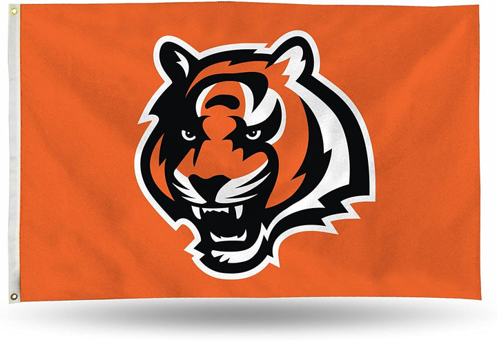 Cincinnati Bengals Premium 3x5 Feet Flag Banner, Logo Design, Metal Grommets, Outdoor Use, Single Sided