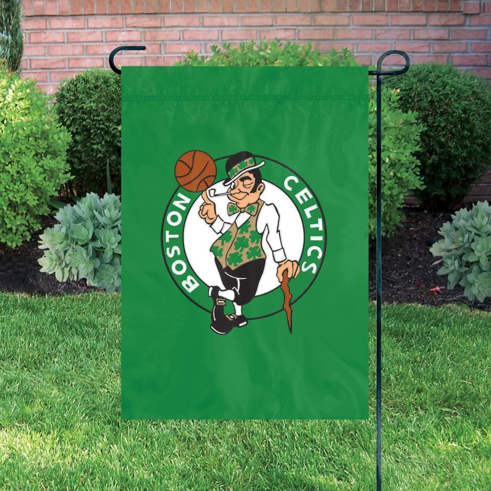 Boston Celtics Premium Garden Flag Banner Applique Embroidered 12.5x18 Inch