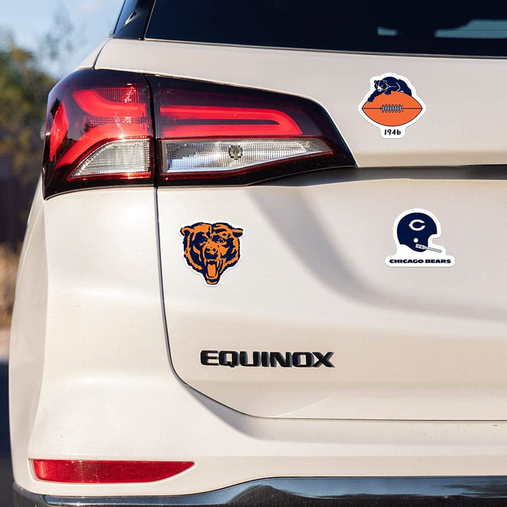 Montreal Canadiens 3-Piece Retro Decal Sticker Sheet, Die Cut, Clear Backing, 3x12 Inch