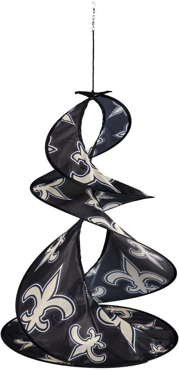 New Orleans Saints Flag Banner Wind Twister Spinner Outdoor