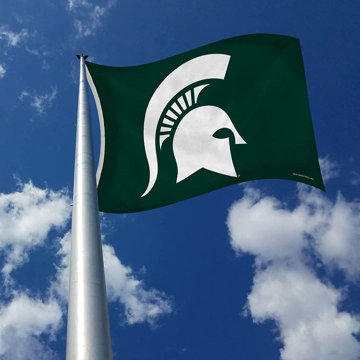 Michigan State University Spartans Premium 3x5 Flag Banner Metal Grommets Outdoor Indoor