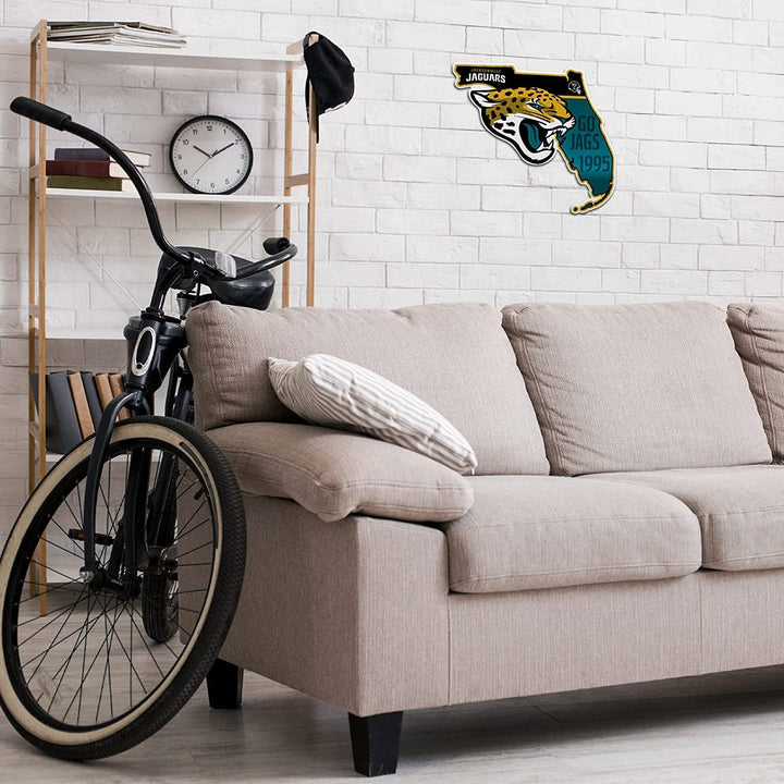 Jacksonville Jaguars Pennant State Shape 18 Inch Soft Felt