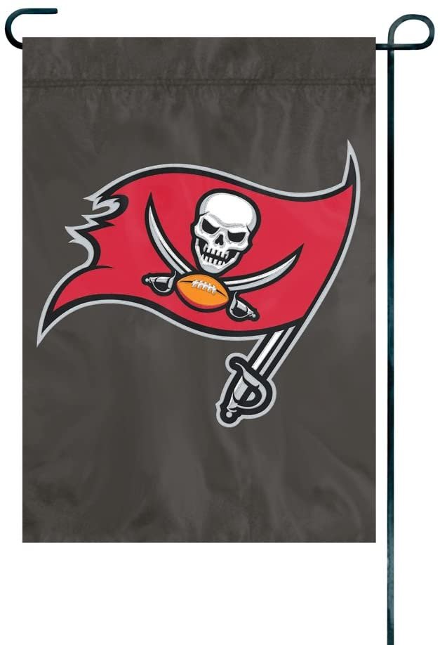 Tampa Bay Buccaneers Premium Garden Flag Banner Applique Embroidered 12.5x18 Inch
