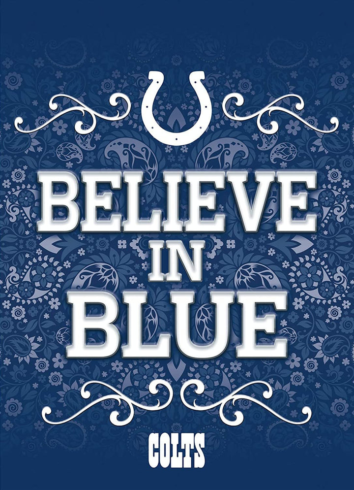 Indianapolis Colts Premium Garden Flag Banner, Double Sided, 13x18 Inch