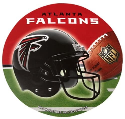 NFL Atlanta Falcons 4.5" Round Vinyl Helmet Decal