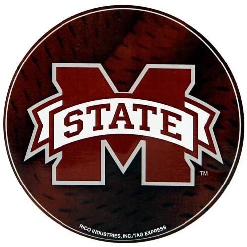 Mississippi State Bulldogs 4" Round Decal University of