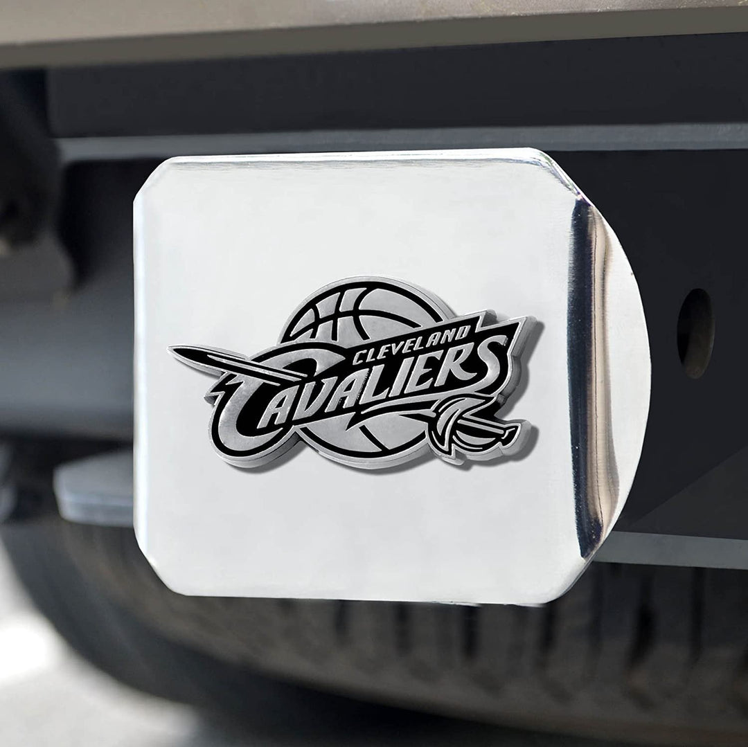 Cleveland Cavaliers Hitch Cover Solid Metal with Chrome Metal Emblem 2" Square Type III