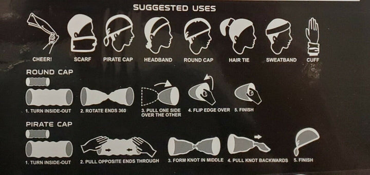 Washington Redskins Superdana Lightweight Scarf Bandana Beanie Headband Football