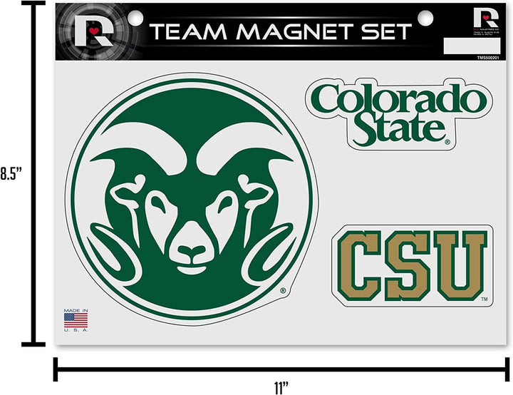 University of Nebraska Cornhuskers Multi Magnet Set 8.5x11 Inch Sheet Die Cut Auto Home