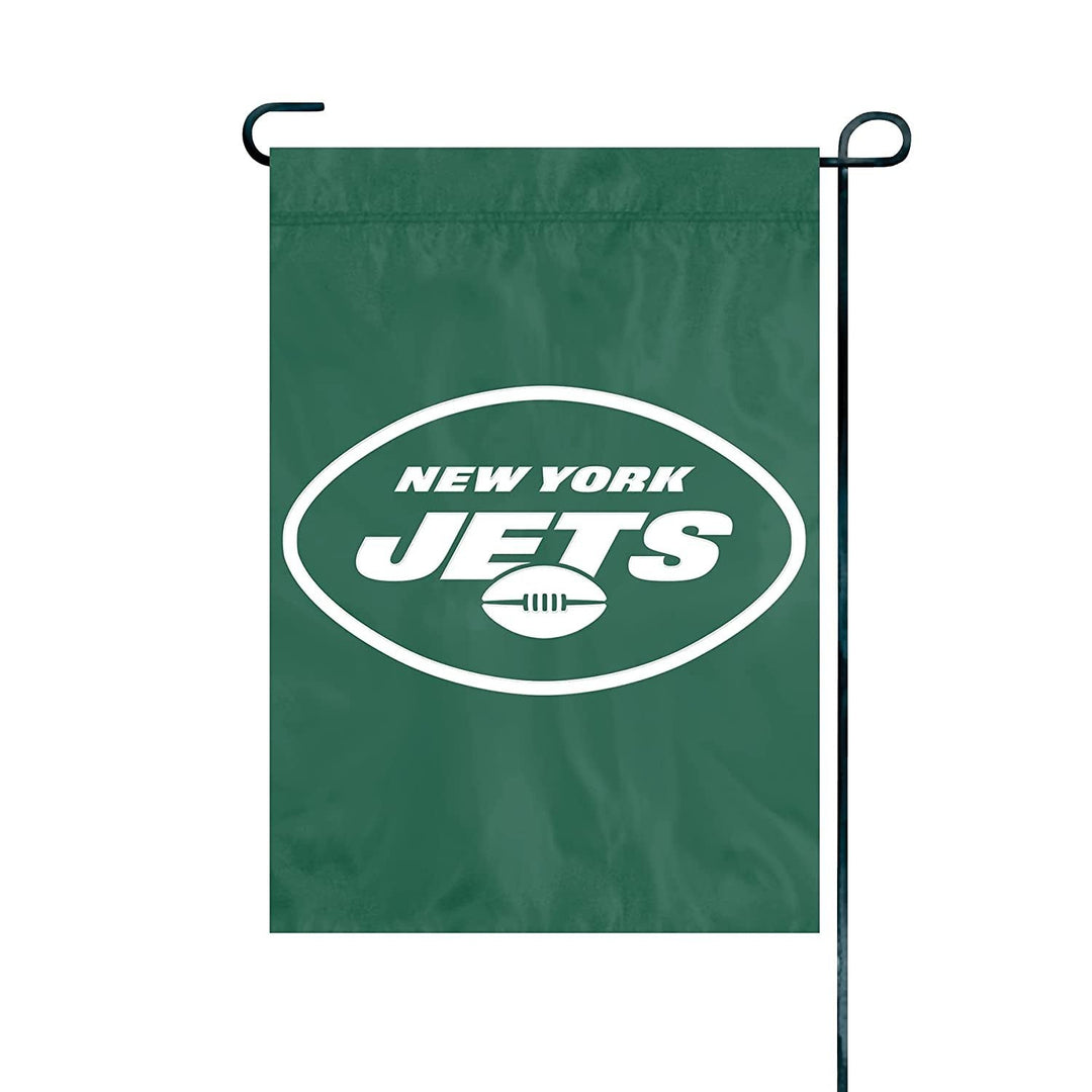 New York Jets Premium Garden Flag Banner Applique Embroidered 12.5x18 Inch