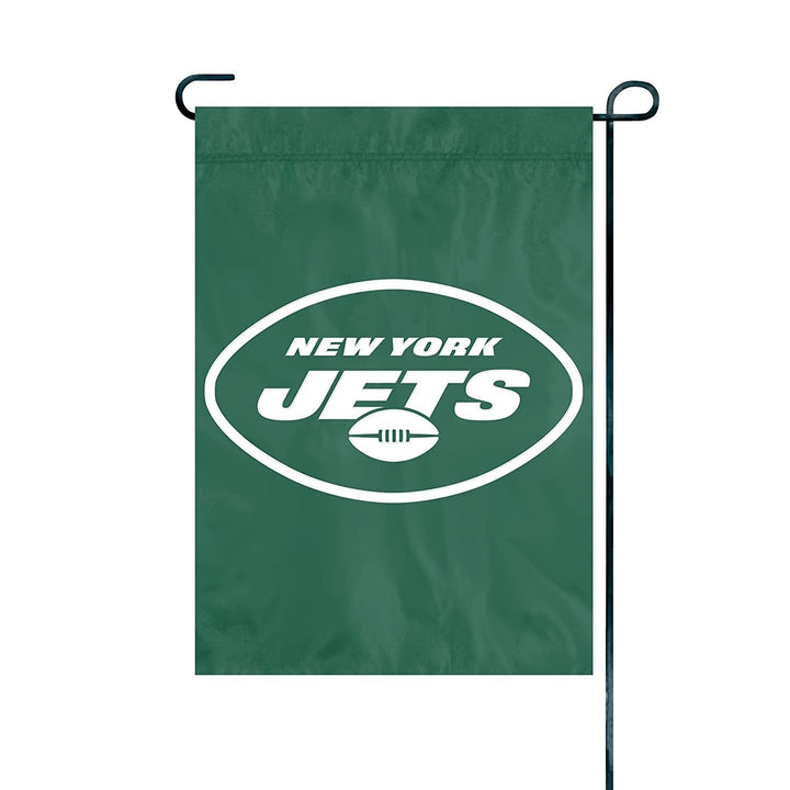 New York Jets Premium Garden Flag Banner Applique Embroidered 12.5x18 Inch