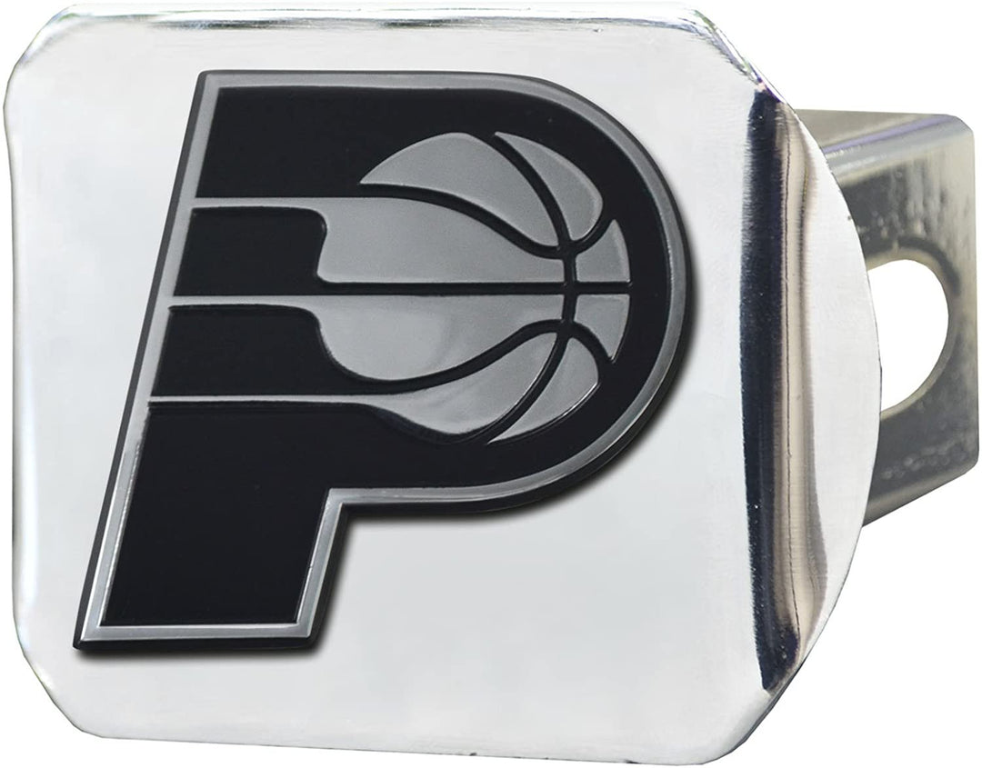 Indiana Pacers Hitch Cover Solid Metal with Raised Chrome Metal Emblem 2" Square Type III