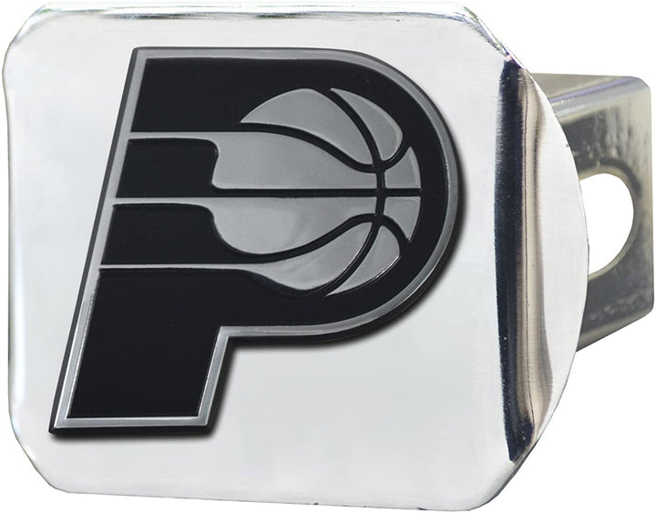 Indiana Pacers Hitch Cover Solid Metal with Raised Chrome Metal Emblem 2" Square Type III