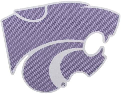 Kansas State University Wildcats 8 Inch Perforated Auto Window Film Decal One-Way Vision Exterior Application