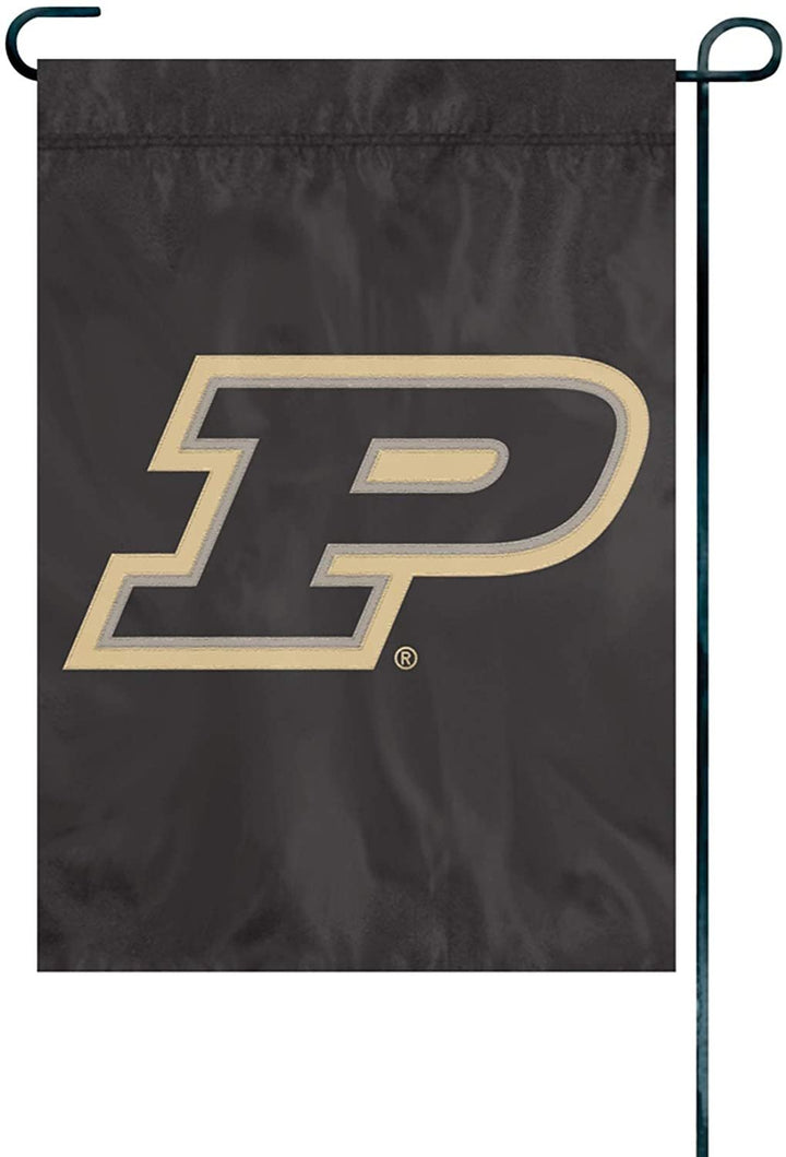 Purdue University Boilermakers Premium Garden Flag Banner Applique Embroidered 12.5x18 Inch