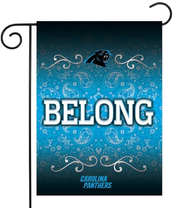 Carolina Panthers Premium Garden Flag Banner, Double Sided, 13x18 Inch