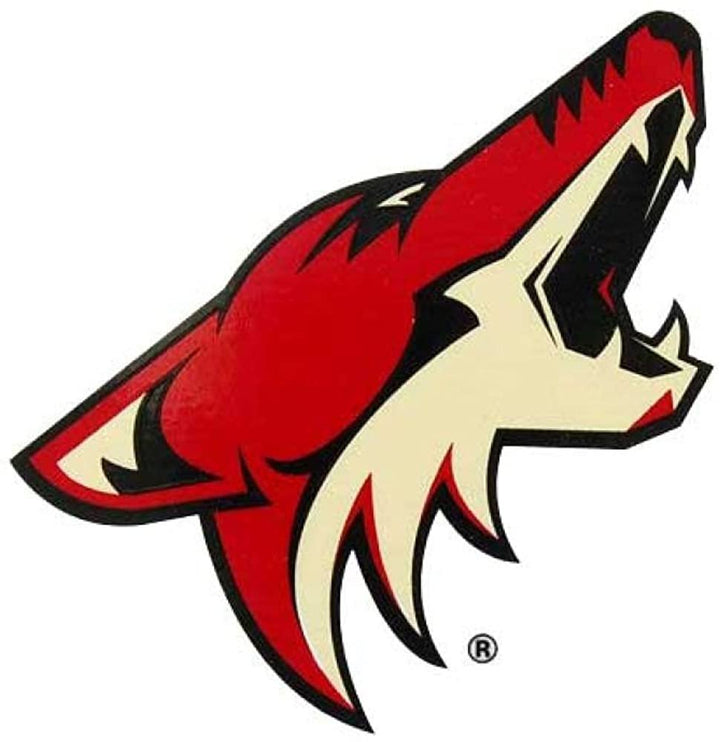 NHL Arizona Coyotes Small Static Cling Decal