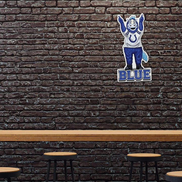 Indianapolis Colts Pennant Mascot Logo 18 Inch Soft Felt