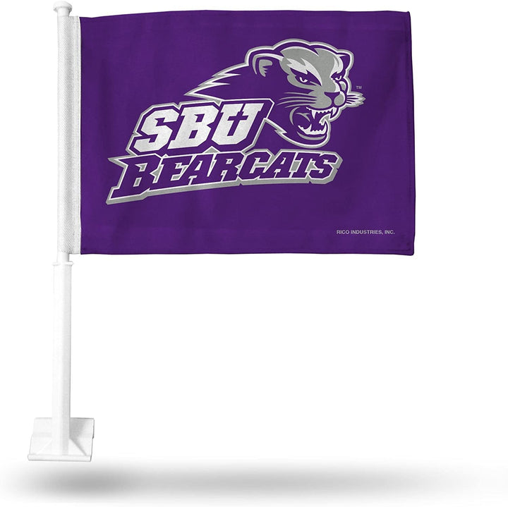 Southwest Baptist University Bearcats Car Flag with Display Pole