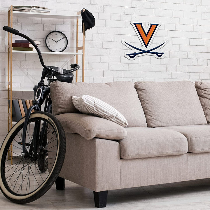 University of Virginia Cavaliers Soft Felt Pennant, Primary Design, Shape Cut, 18 Inch, Easy To Hang