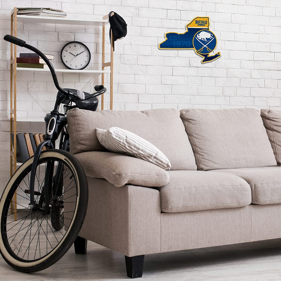 Buffalo Sabres 18" State Shape Pennant Soft Felt