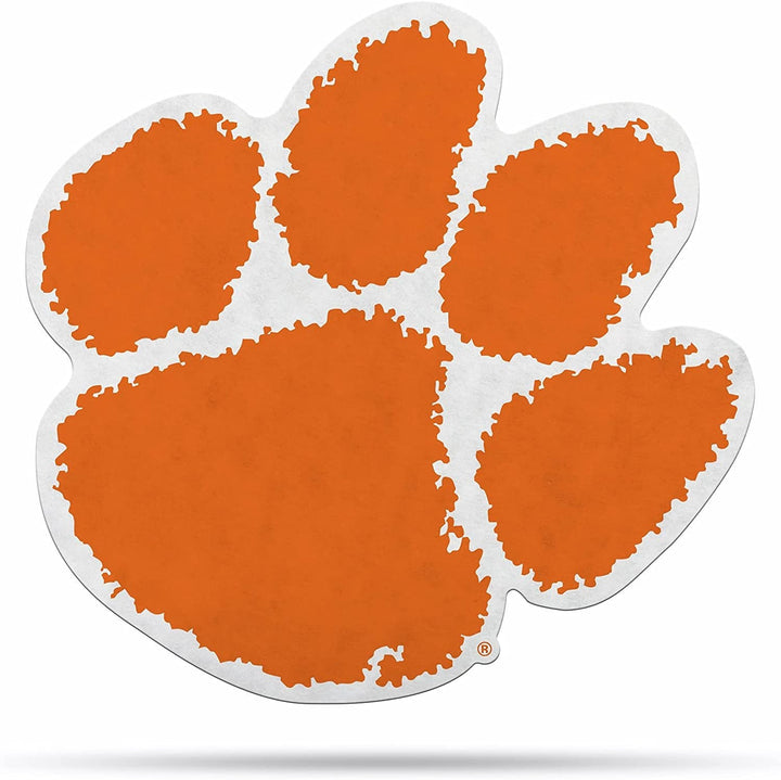 Clemson University Tigers Soft Felt Pennant, Logo Design, Shape Cut, 18 Inch, Easy To Hang