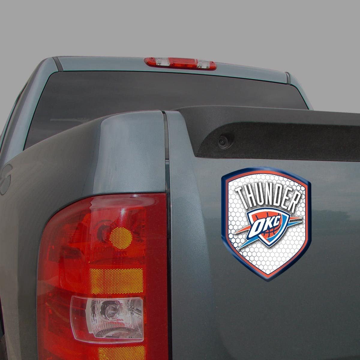 Oklahoma City Thunder High Intensity Reflector, Shield Shape, Raised D ...