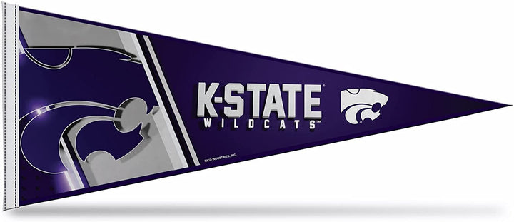 Kansas State University Wildcats Soft Felt Pennant, 12x30 Inch, Easy To Hang