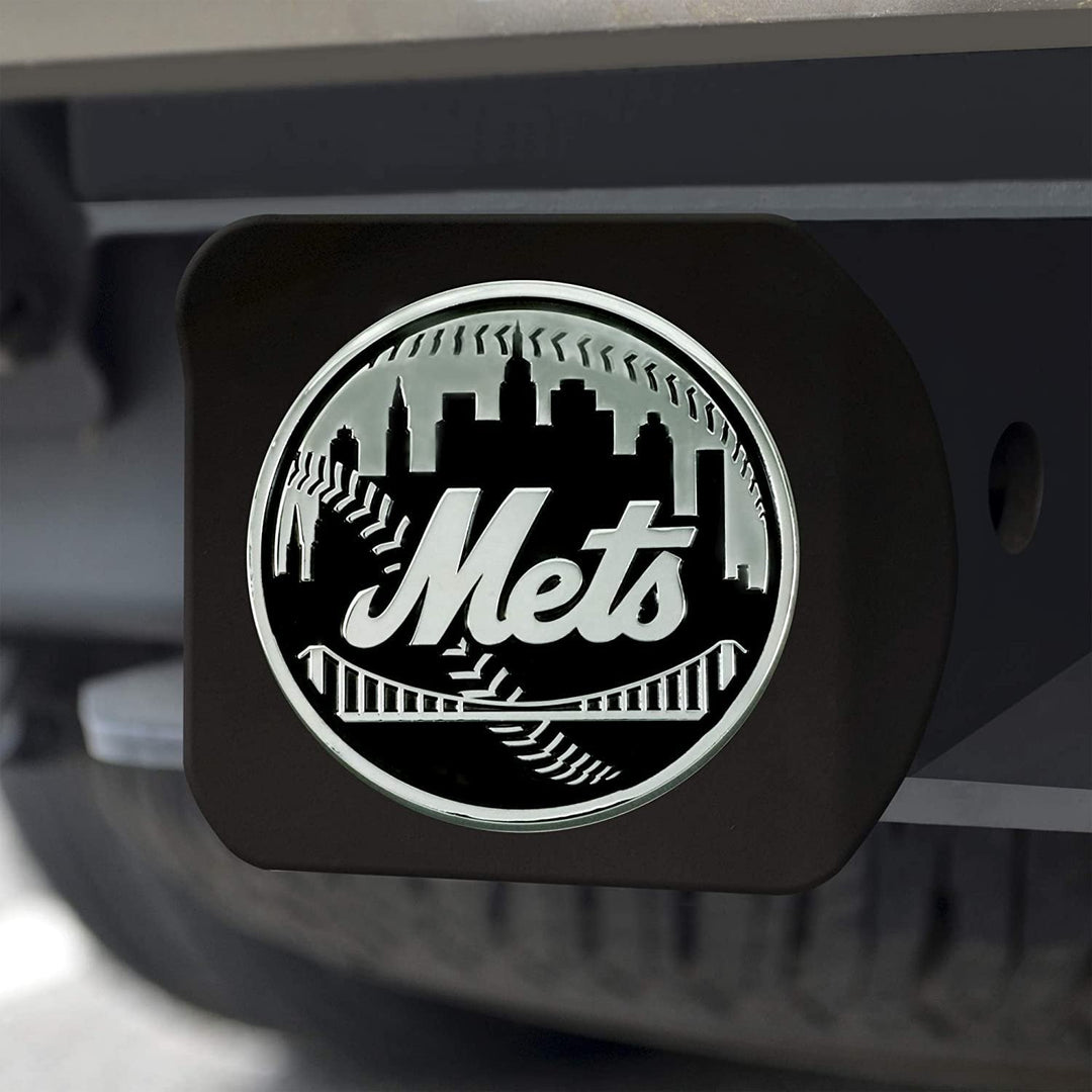FANMATS 26645 MLB - New York Mets Hitch Cover - Black