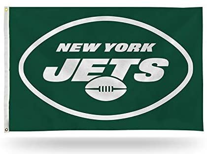 New York Jets Premium 3x5 Feet Flag Banner, Logo Design, Metal Grommets, Outdoor Use, Single Sided