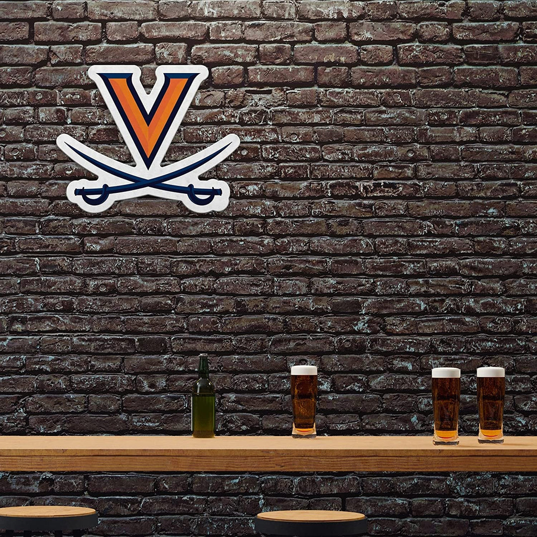 University of Virginia Cavaliers Soft Felt Pennant, Primary Design, Shape Cut, 18 Inch, Easy To Hang