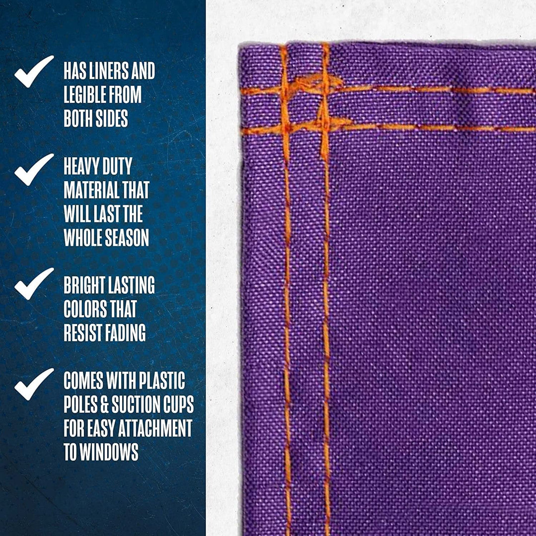 Auburn University Tigers Premium 2-Sided Garden Flag Banner, 13x18 Inch