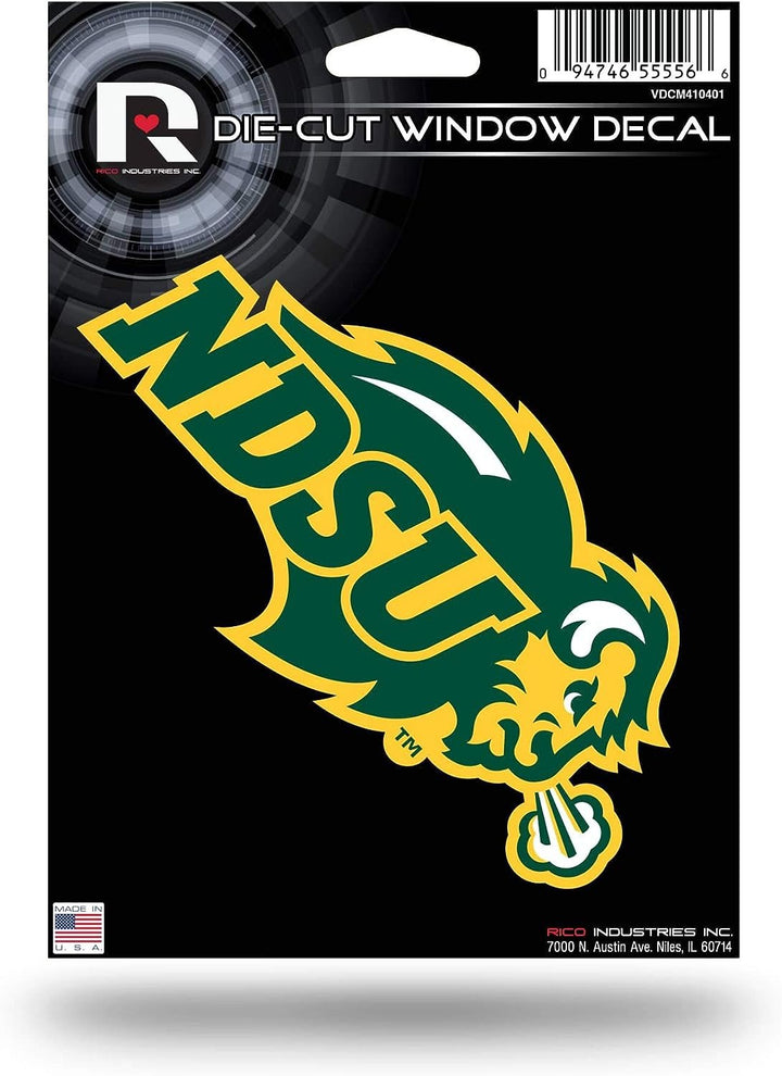 North Dakota State University Bison 5 Inch Die Cut Decal Sticker, Flat Vinyl, Full Adhesive Backing