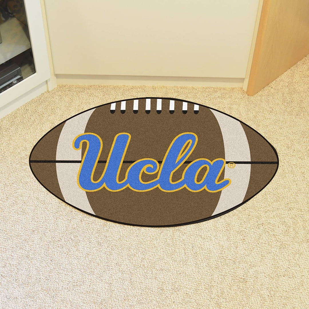 UCLA Bruins Floor Mat Area Rug, 20x32 Inch, Non-Skid Backing, Football Design, University of California Los Angeles