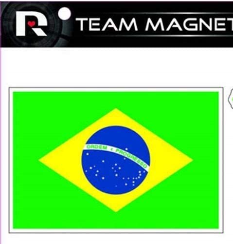Brazil National Soccer Die Cut Team Magnet Set