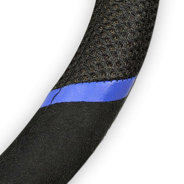 Toronto Raptors Steering Wheel Cover Premium Embroidered Black 15 Inch