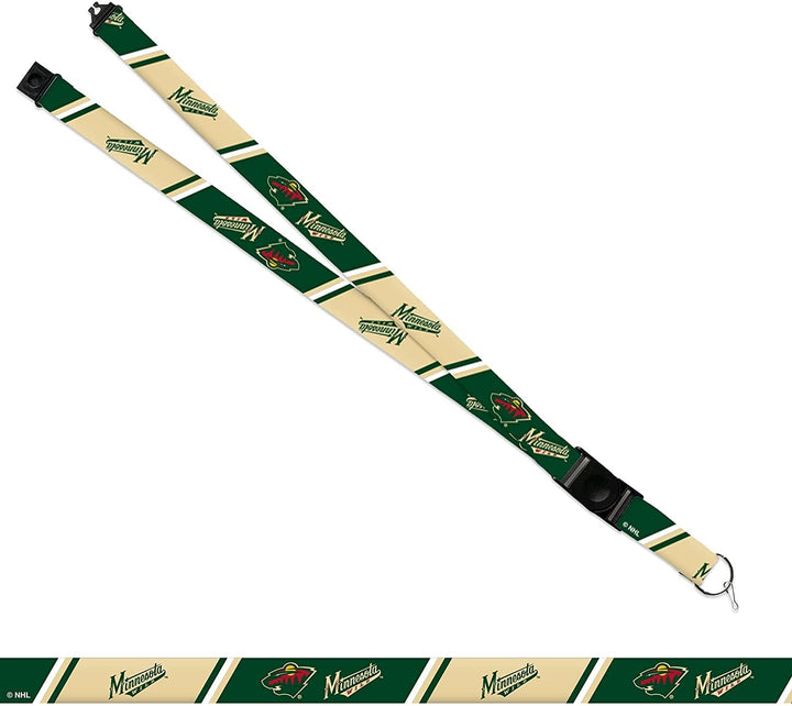 Minnesota Wild Lanyard Keychain Safety Breakaway Double Sided