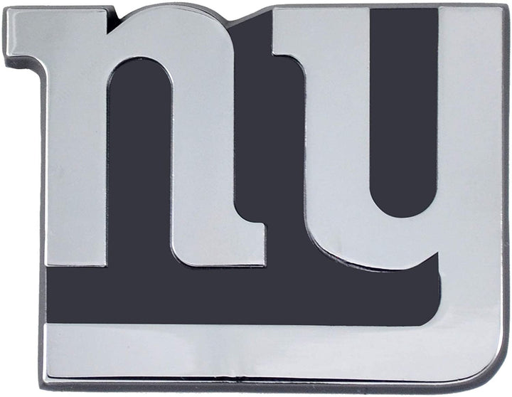 New York Giants Solid Metal Raised Auto Emblem Decal Adhesive Backing