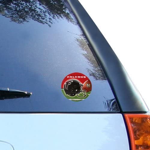 NFL Atlanta Falcons 4.5" Round Vinyl Helmet Decal