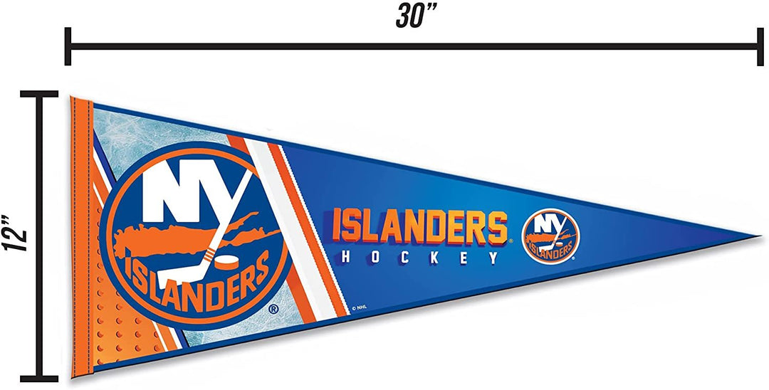 Rico Industries NHL New York Islanders 12" X 30" Soft Felt Pennant - Home/Wall Décor
