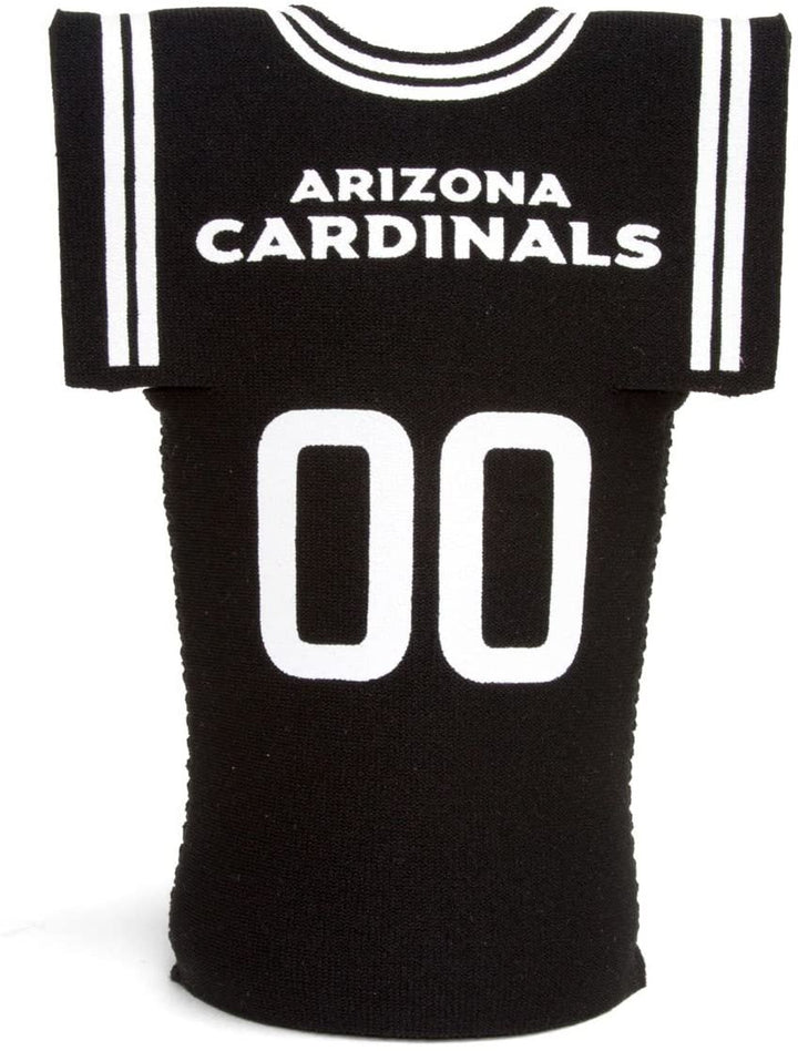 Arizona Cardinals 12oz Bottle Beverage Insulator Holder Cooler, Jersey Design