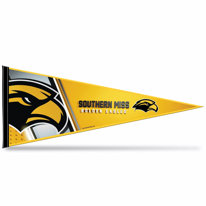University of Southern Mississippi Eagles Primary 12" x 30" Soft Felt Pennant