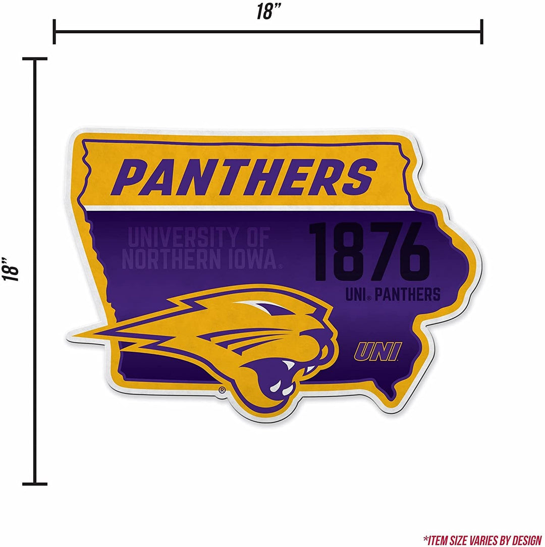 Northern Iowa Panthers Pennant State Shape 18 Inch Soft Felt University of