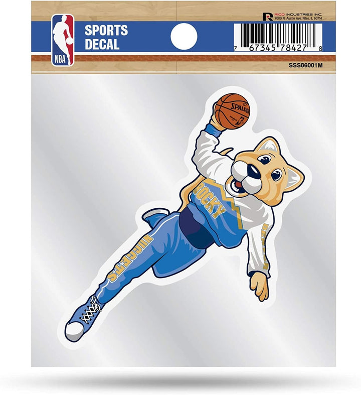 Denver Nuggets 4x4 Decal Sticker Mascot Logo Premium with Clear Backing Flat Vinyl Auto Home NBA