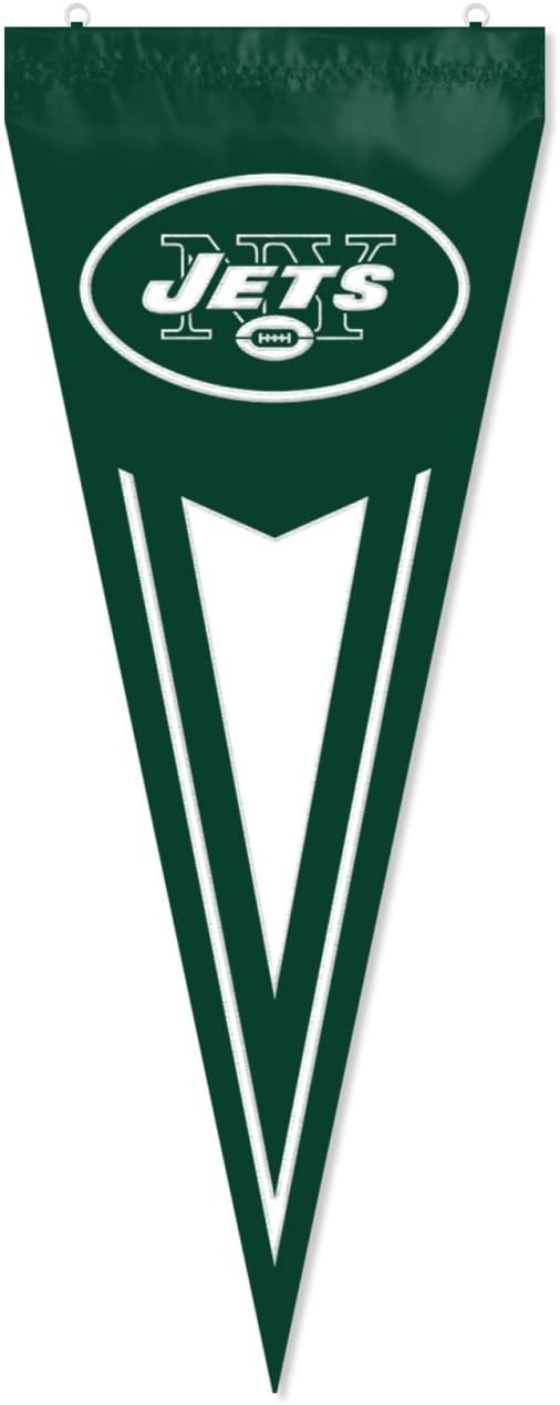 New York Jets 14x34 Inch Garden Flag Banner Yard Pennant Design Embroidered Outdoor